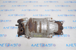 Exhaust manifold with catalytic converter front Honda Accord 13-17 3.5