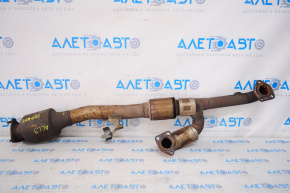 Honda Accord 13-17 3.5 intake pipe with catalytic converter rusty, thread defect
