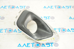 Right fog light frame Jeep Compass 11-16 chrome