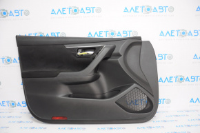 Door trim card front left Nissan Altima 13-14 black with black insert cloth