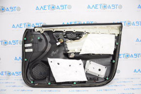 Door trim card front left Nissan Altima 13-14 black with black insert cloth