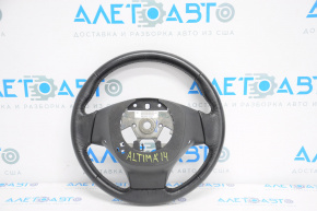 Naked steering wheel Nissan Altima 13-15 black leather, SV