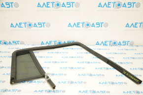 Jeep Compass 11-16 rear left triangle door glass with seal