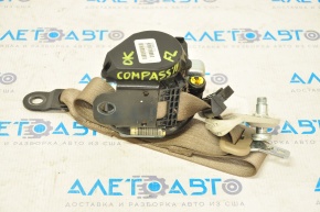 Driver's seat belt Jeep Compass 11-15 beige