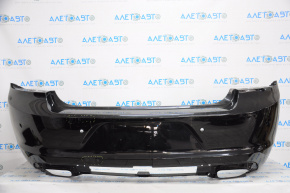 Bare rear bumper Dodge Charger 15-23 rest, black PX8, for parking sensors, scratches