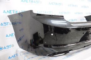 Bare rear bumper Dodge Charger 15-23 rest, black PX8, for parking sensors, scratches