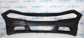 Bare front bumper Dodge Charger 15-23 rest, made, torn, dented, broken crepe, black