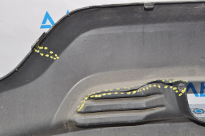 Bumper front bare lower part Jeep Compass 11-16 structure, crack, broken fasteners