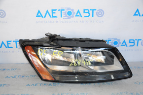Headlight front right bare Audi Q5 8R 09-12 dorest halogen