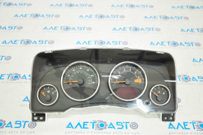 Instrument cluster Jeep Compass 11-14 104K, scratch on glass, broken latches