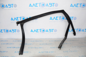 Upper rear right door molding Audi Q5 8R 09-17 mat with glass seal