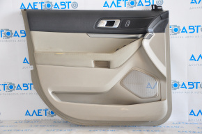 Door trim card front left Ford Explorer 11-12 prerest leather gray, crack on leather