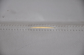 Door trim card front left Ford Explorer 11-12 prerest leather gray, crack on leather