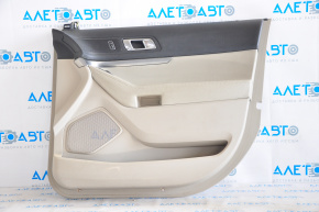 Door trim card front right Ford Explorer 11-12 pre-rest leather gray, plastic turned white, scratches