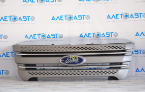 Grille radiator grill with frame and chrome in assembly Ford Explorer 11-15 prerest, with emblems, pokes