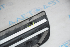 Door sill outer front left Audi Q5 8R 09-17 black, worn, broken guide