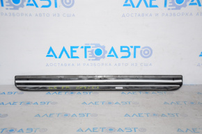 Door sill outer front right Audi Q5 8R 09-17 black, worn