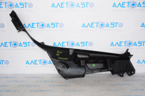 Door sill trim inner rear left Audi Q5 8R 09-17 black, worn