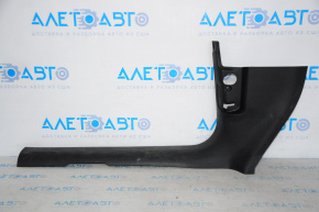 Door sill trim inner front left Audi Q5 8R 09-17 black, worn