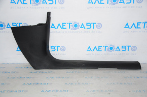 Door sill trim inner front right Audi Q5 8R 09-17 black, worn