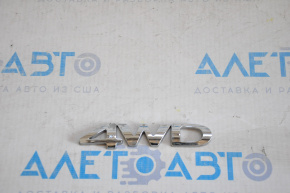 Emblem inscription 4WD tailgate Ford Explorer 11-19