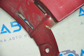 Bumper rear bare right fang Jeep Cherokee KL 14-18 red, crack