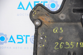 Rear engine protection Audi Q5 8R 09-17 plastic, tears
