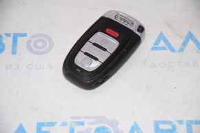 Key Audi Q5 8R 09-17 type 1, smart, 4 buttons, worn, chrome effect defect