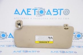 Right sun visor for Hyundai Sonata 15-19 beige