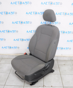 Driver's seat Hyundai Sonata 11-12 without airbag, mechanical, cloth gray