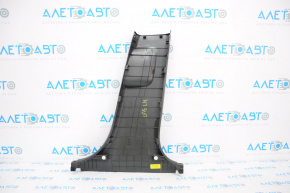 Black lower left center pillar trim for Hyundai Sonata 15-19