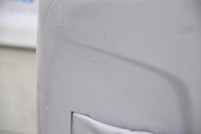 Passenger seat Hyundai Sonata 15-19 without airbag, mechanical, cloth gray, scratched, under chemical