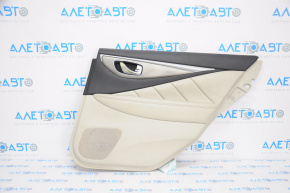 Door trim card rear right Infiniti Q50 14-20 gray