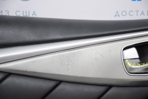 Door trim card front left Infiniti Q50 14-20 gray, scratches