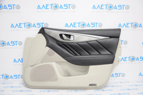 Door trim card front right Infiniti Q50 14-20 gray, scratch