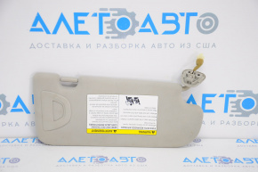 Left visor Infiniti Q50 14-20 gray