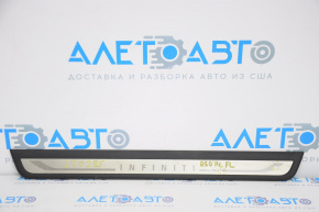Door sill trim front left outer Infiniti Q50 14-20 chrome, pokes on chrome