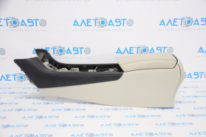 Console central armrest Infiniti Q50 14-15 leather gray