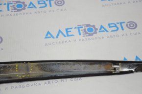 Trunk lid molding lower Infiniti Q50 14-17 chrome broken fasteners