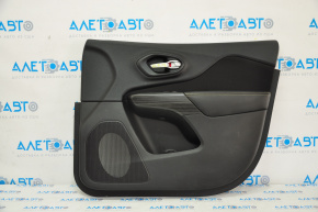 Door trim card front right Jeep Cherokee KL 14-18 black, cloth
