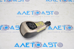 Gear knob Jeep Cherokee KL 14-18 rubber, beige trim, without button
