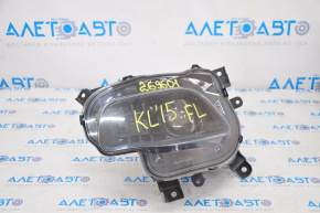 Headlight front left bare Jeep Cherokee KL 14-16 dorest halogen black, without plug