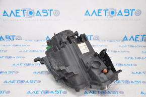 Headlight front left bare Jeep Cherokee KL 14-16 dorest halogen black, without plug