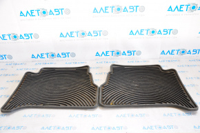 Set of floor mats for Kia Sorento 10-15 rubber, black