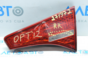 Inner lamp trunk lid right Kia Optima 11-13 prerest, crack, for polishing