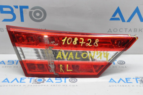 Left inner trunk lid light for Toyota Avalon 13-15, housing crack, glass chip