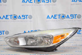 Headlight front left bare Ford Focus mk3 15-18 rest halogen light, opened