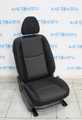 Passenger seat Nissan Rogue 14-15 without airbag, mechanical, cloth black