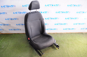 Driver's seat VW Jetta 11-16 USA without airbag, manual, black cloth with black insert