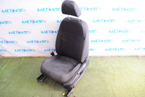Driver's seat VW Jetta 11-16 USA without airbag, manual, black cloth with black insert